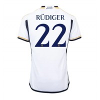 Real Madrid Antonio Rudiger #22 Hemmatröja 2023-24 Korta ärmar